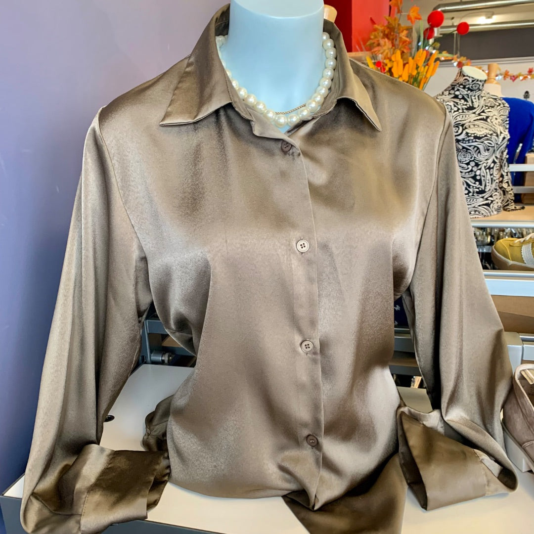 Mimosa, Tops, Medium Taupe