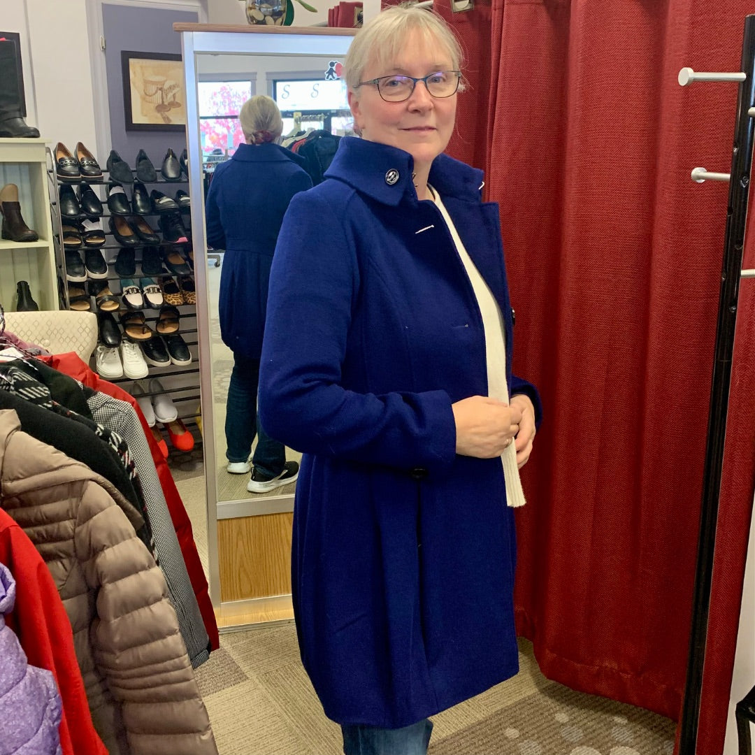 Spiegel, Coats, Size 10 Blue
