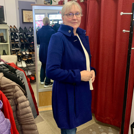 Spiegel, Coats, Size 10 Blue