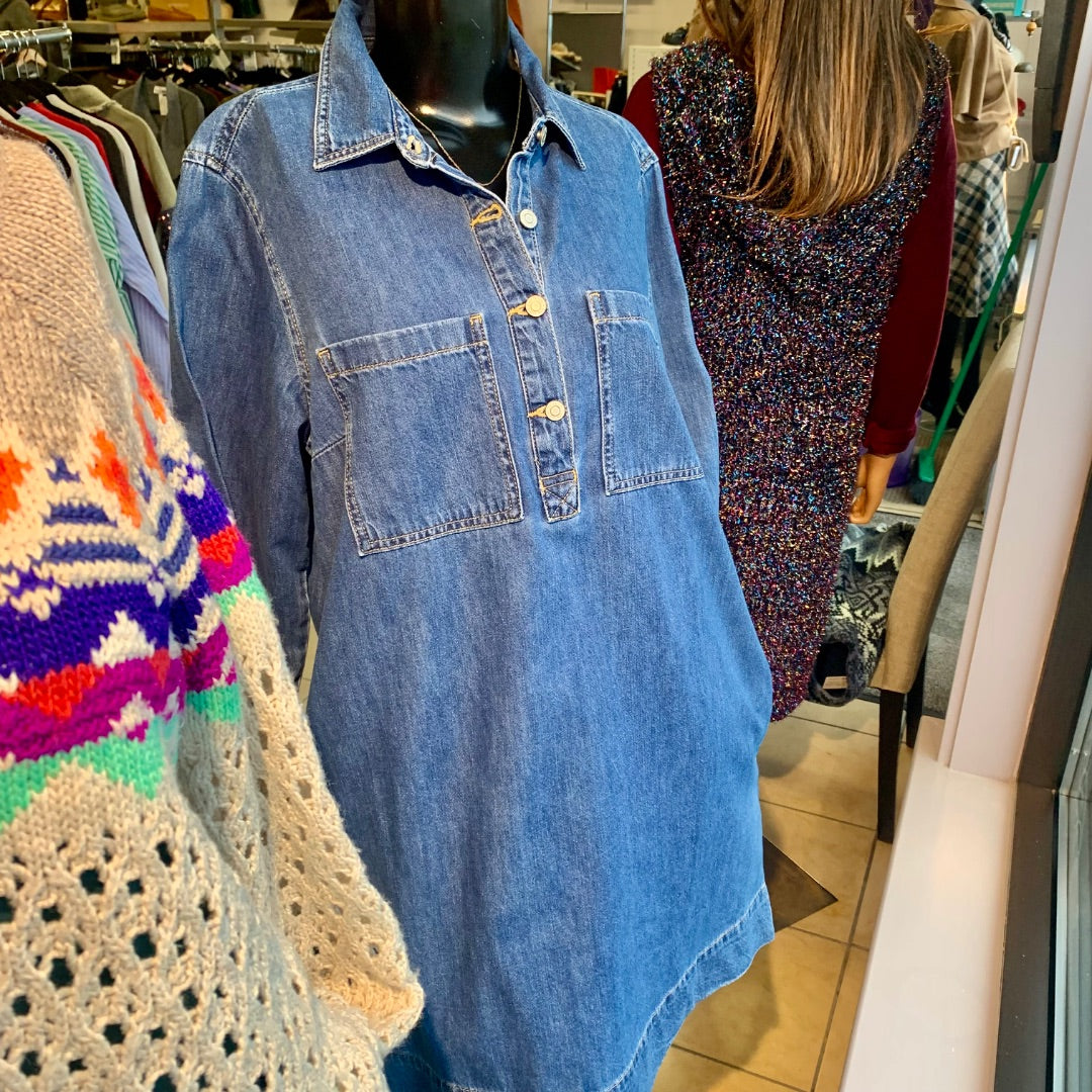 Gap, Dresses, Medium Blue