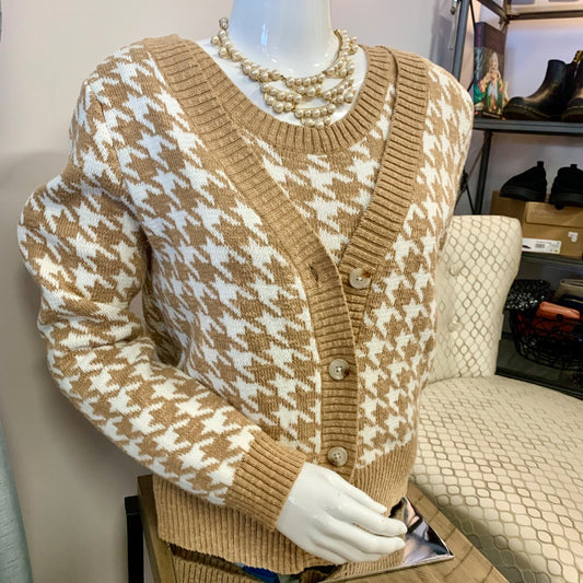 Tribal Jeans, Cardigans, Medium White Latte-Brown