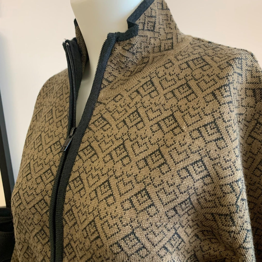 Ice Wear, Sweaters, Medium Brown Black