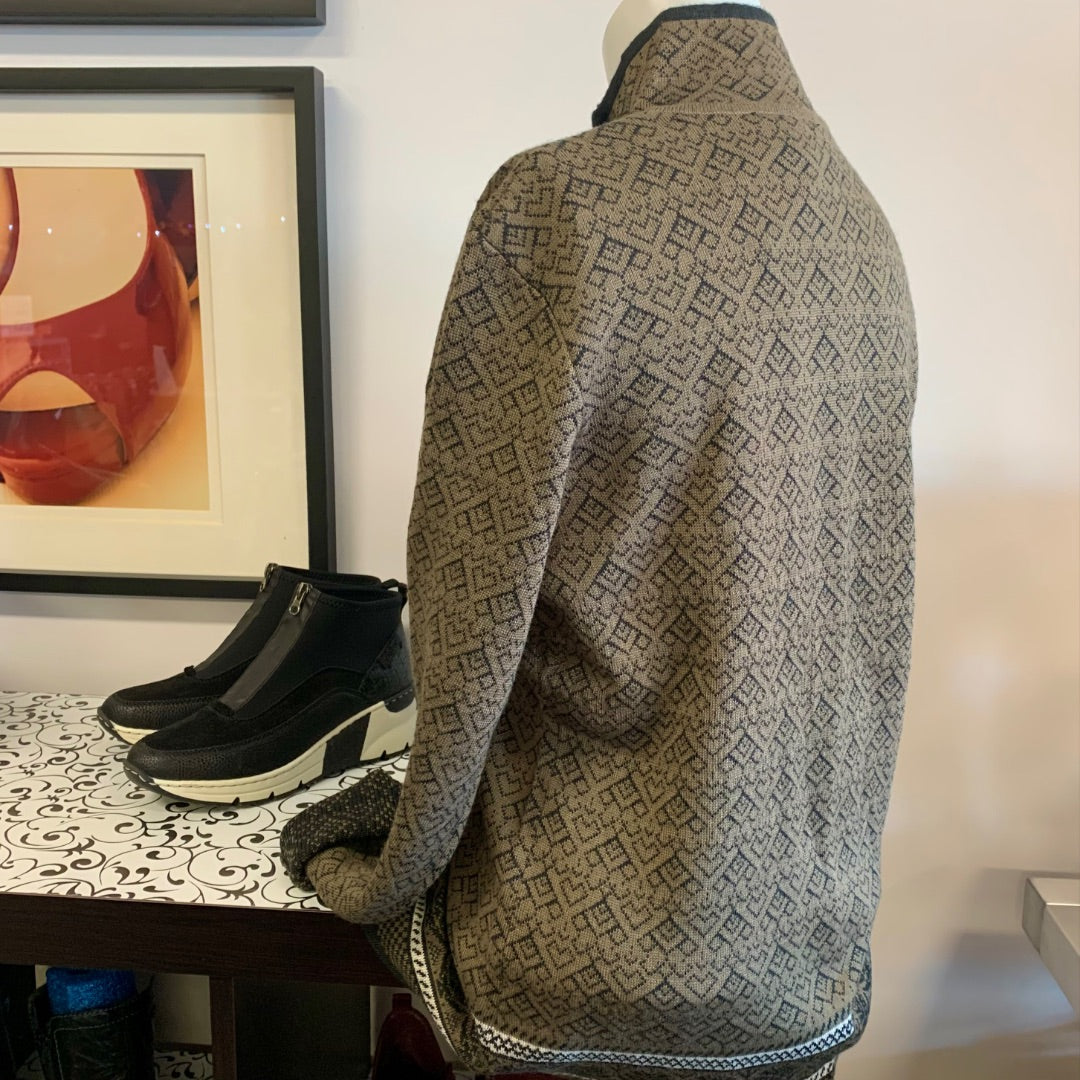 Ice Wear, Sweaters, Medium Brown Black