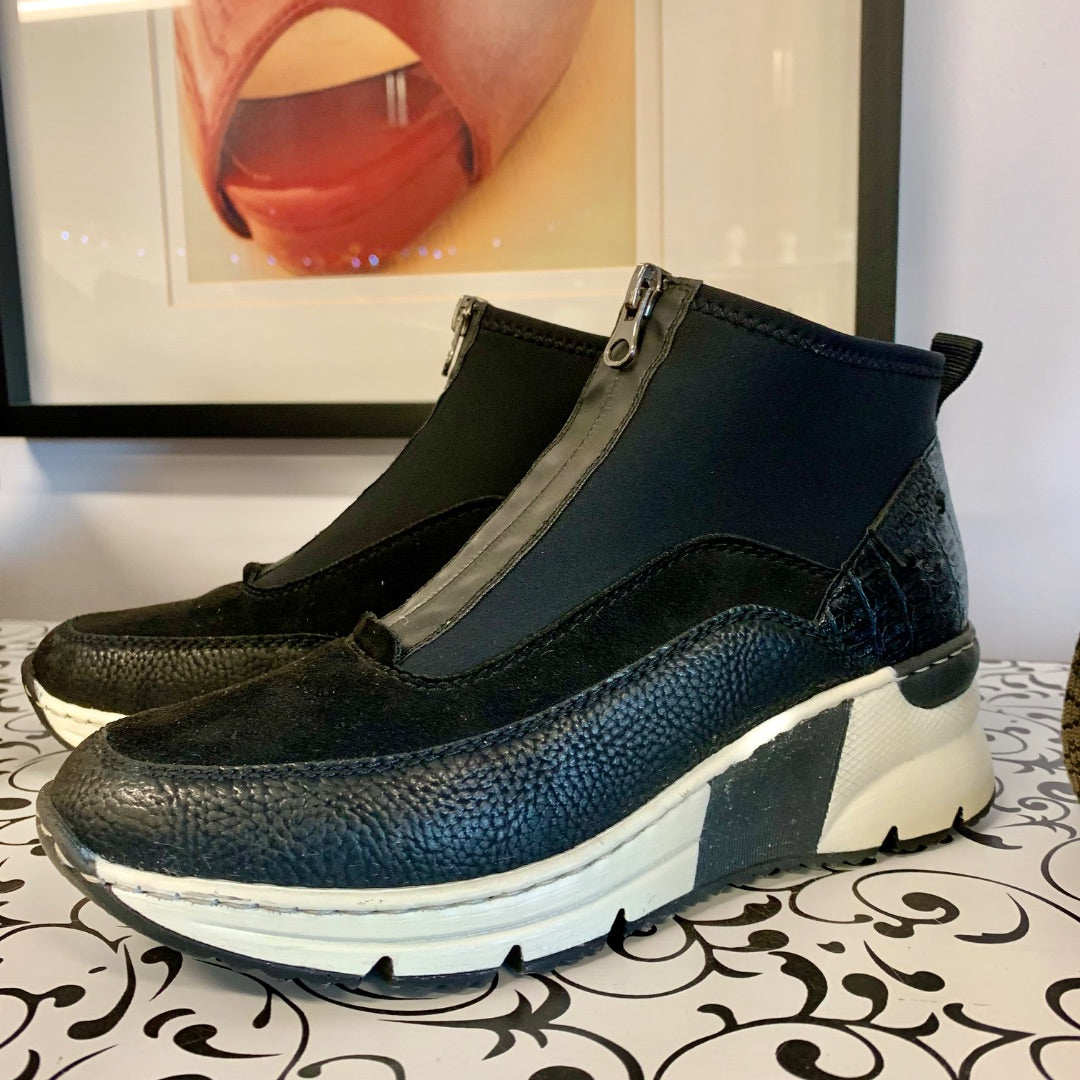 Reiker, Shoes, Size 38 (8) Black white