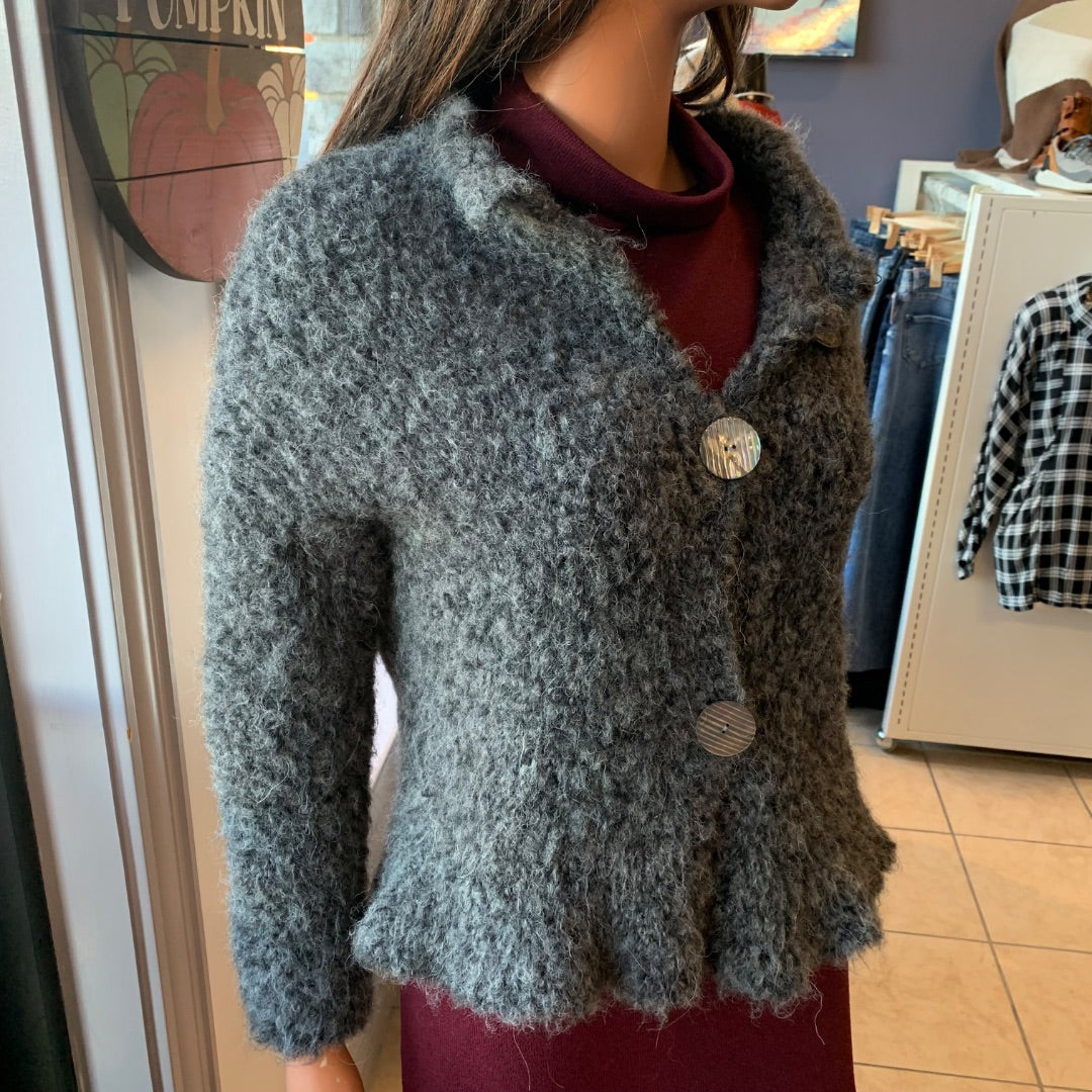 Grizas, Cardigans, Medium Grey